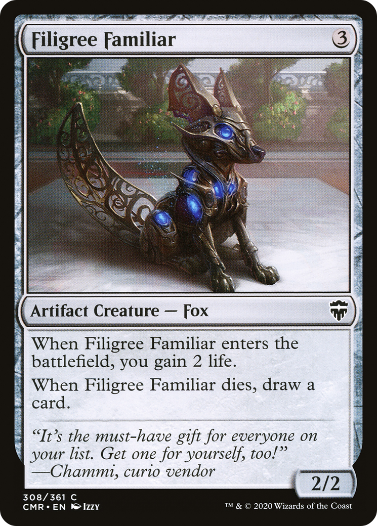 Filigree Familiar (CMR-308) [Commander Legends]
