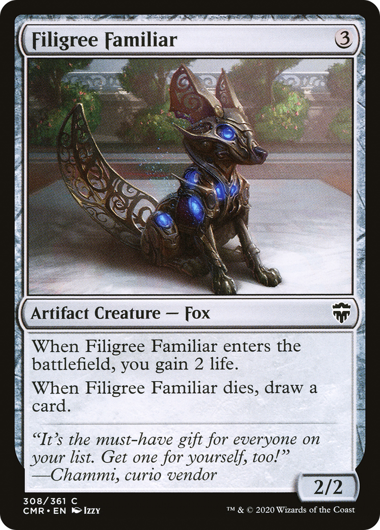 Filigree Familiar (CMR-308) [Commander Legends]