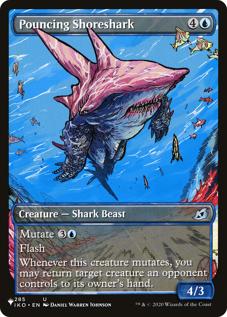 Pouncing Shoreshark (LIST-IKO-285) [The List]: (Showcase)