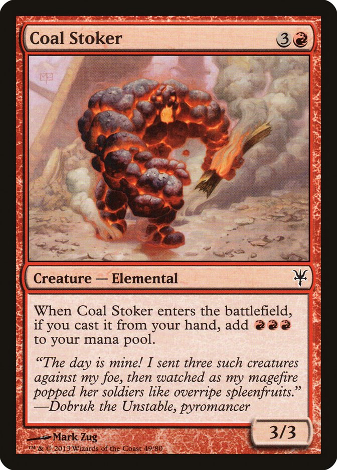 Coal Stoker (DDK-049) [Duel Decks: Sorin vs. Tibalt]