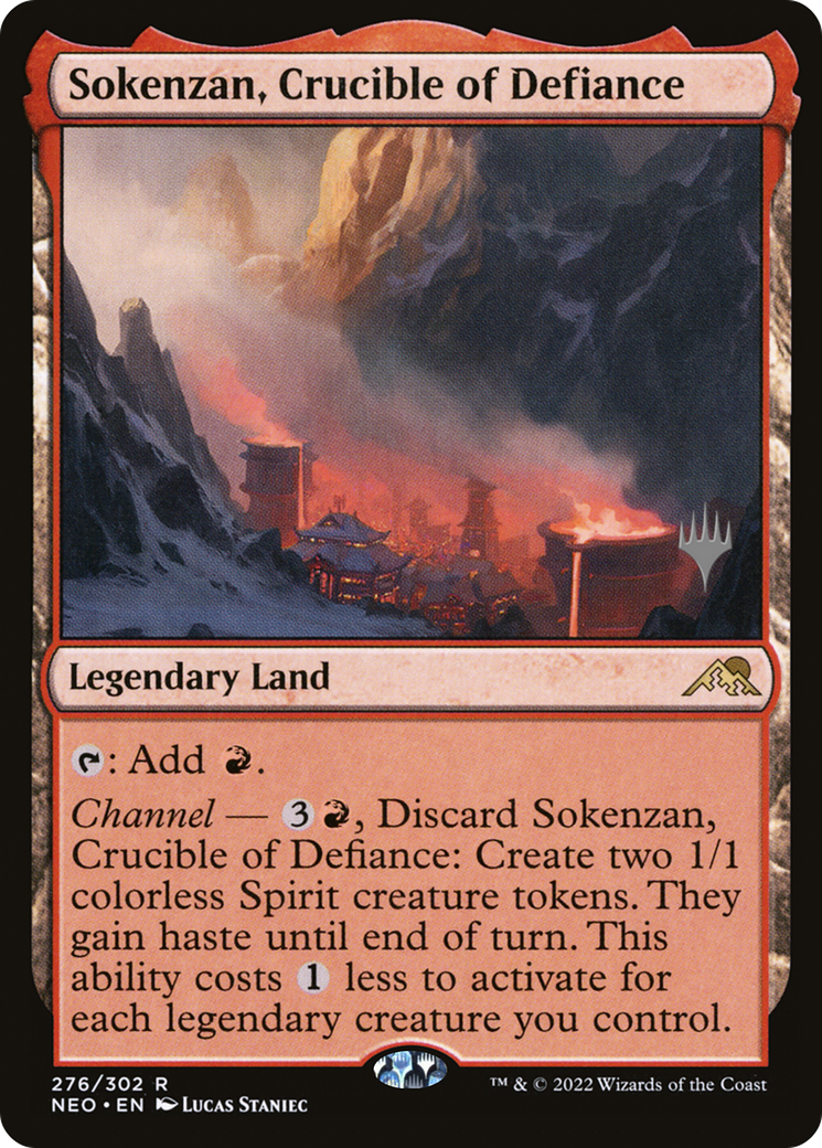 Sokenzan, Crucible of Defiance (PPNEO-276P) [Kamigawa: Neon Dynasty Promos]