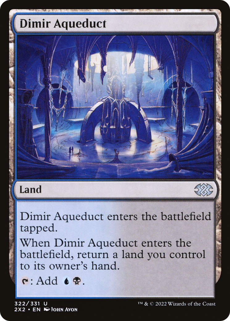 Dimir Aqueduct (2X2-322) [Double Masters 2022]