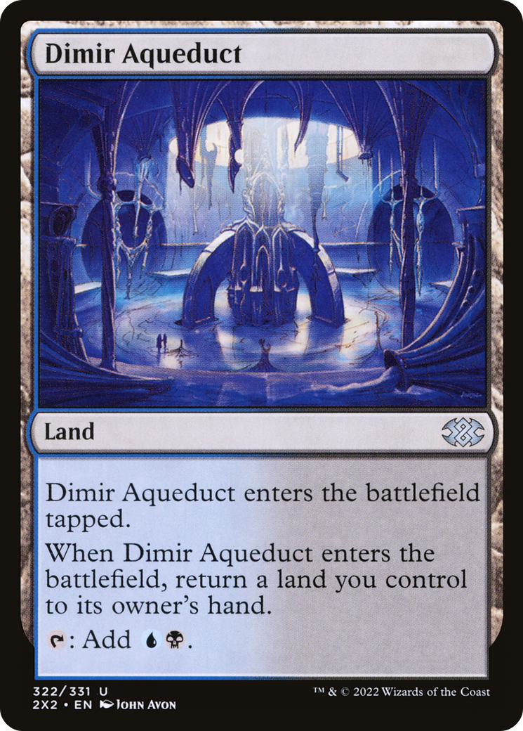 Dimir Aqueduct (2X2-322) [Double Masters 2022]
