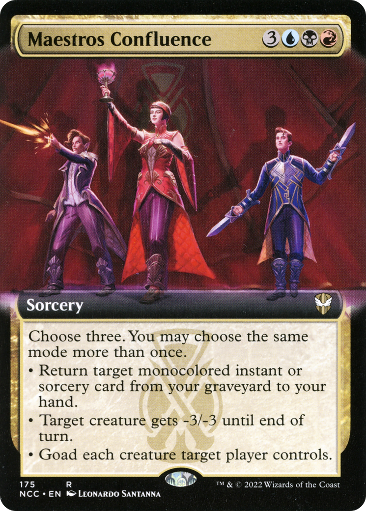 Maestros Confluence (NCC-175) [New Capenna Commander]: (Extended Art)