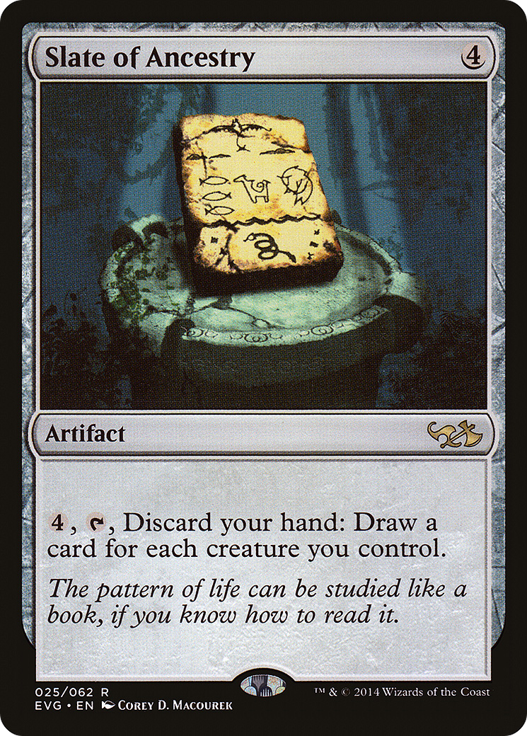 Slate of Ancestry (DD3-025) [Duel Decks Anthology: Elves vs. Goblins]