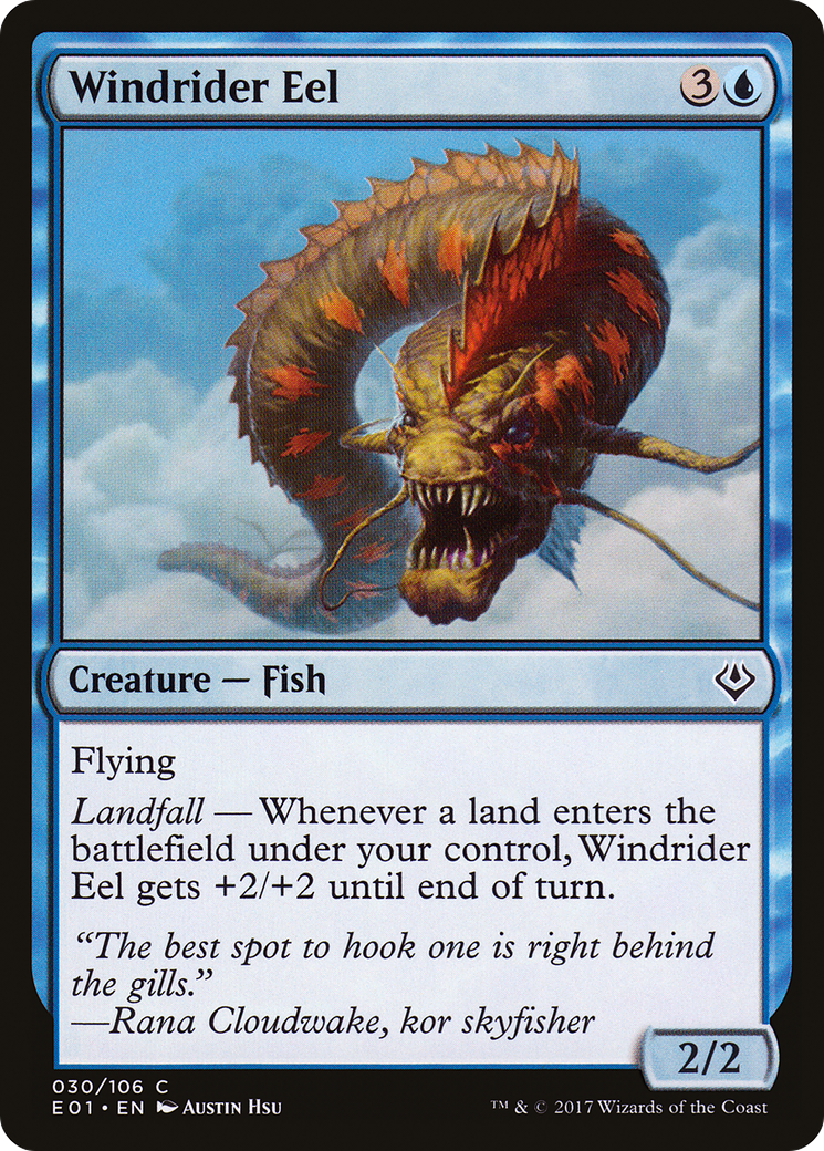Windrider Eel (AC2-030) [Archenemy: Nicol Bolas]