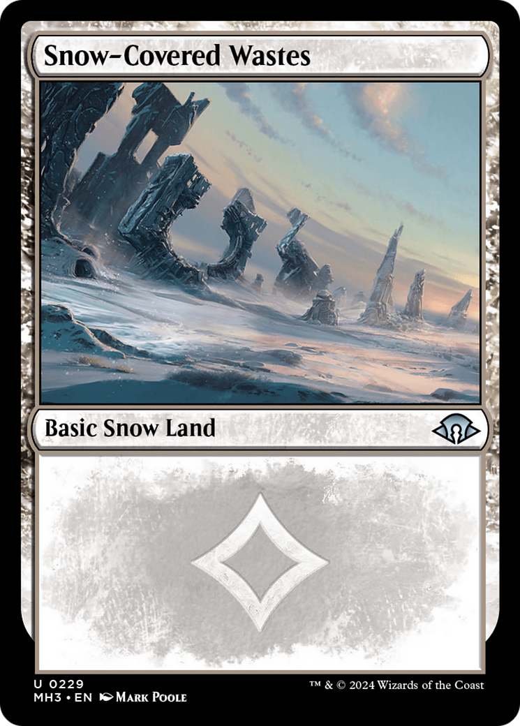 Snow-Covered Wastes (MH3-229) [Modern Horizons 3]: (snow)