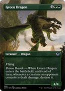 Green Dragon (Borderless) (AFR-295) [Adventures in the Forgotten Realms] Foil
