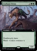 Axebane Ferox (MKM-409) [Murders at Karlov Manor]: (Extended Art) Foil