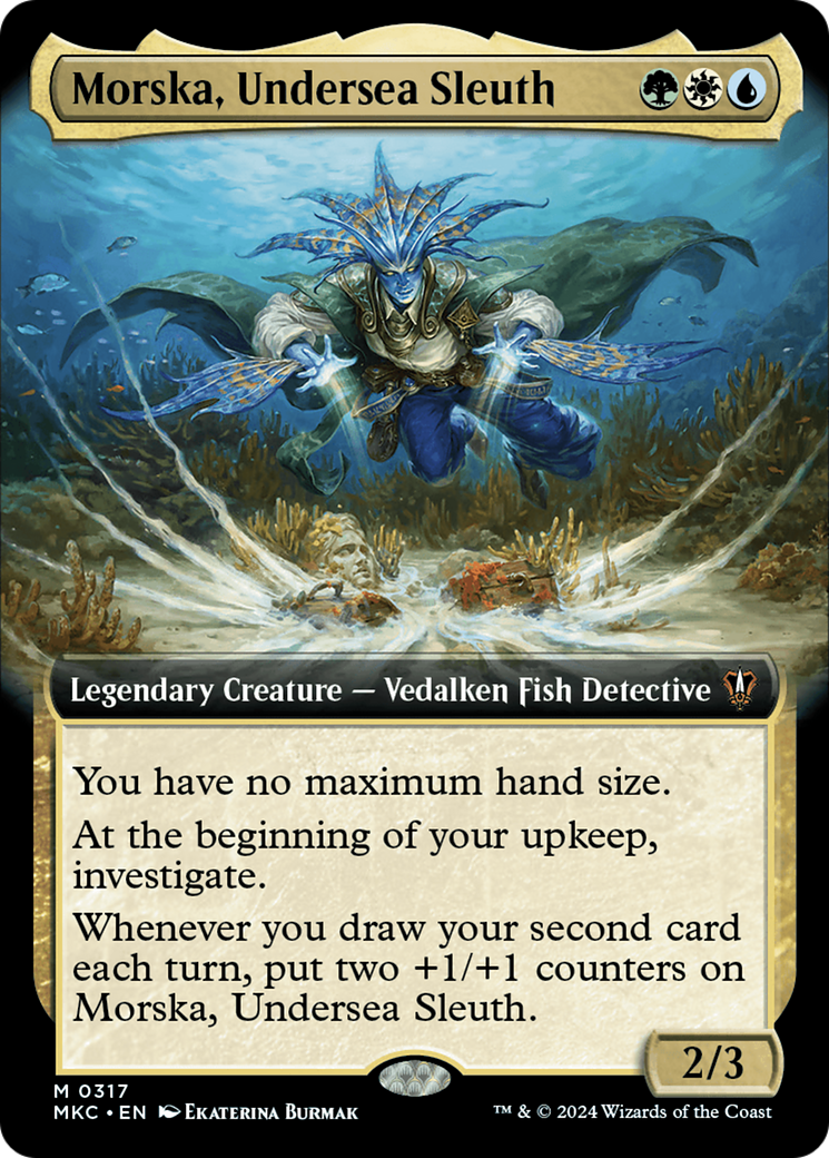 Morska, Undersea Sleuth (MKC-317) [Murders at Karlov Manor Commander]: (Extended Art)