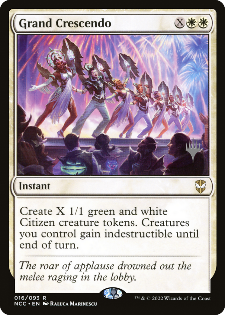 Grand Crescendo (PPSNC-016) [Promo Pack: New Capenna Commander Promos] Foil