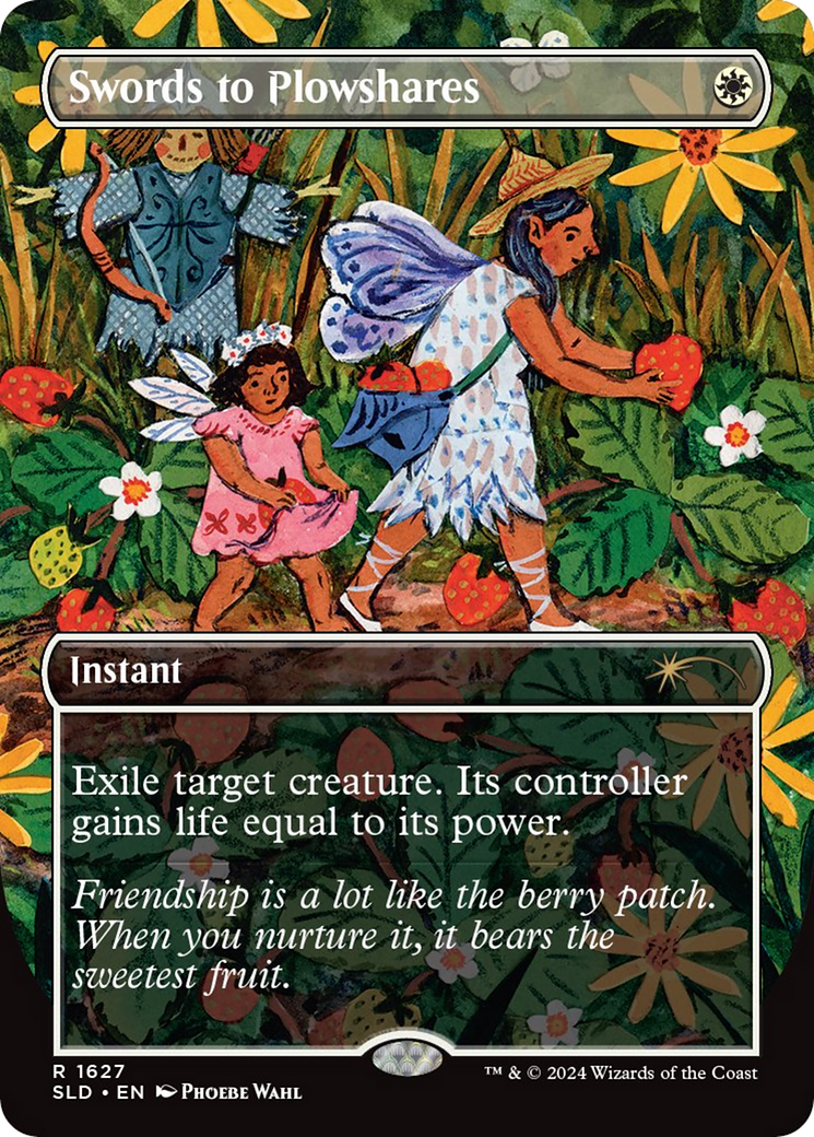 Swords to Plowshares (SLD-1627) [Secret Lair Drop] (Borderless)
