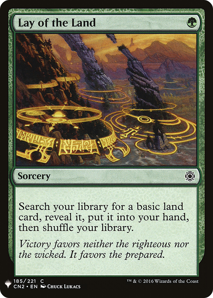Lay of the Land (LIST-CN2-185) [The List]