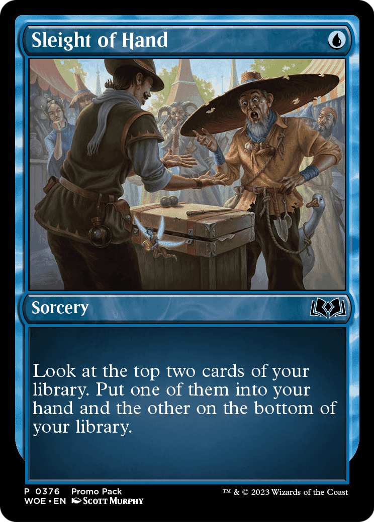 Sleight of Hand (PPWOE-376) [Promo Pack: Wilds of Eldraine]