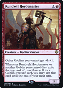 Rundvelt Hordemaster (PRE-142) [Dominaria United Promos] Foil