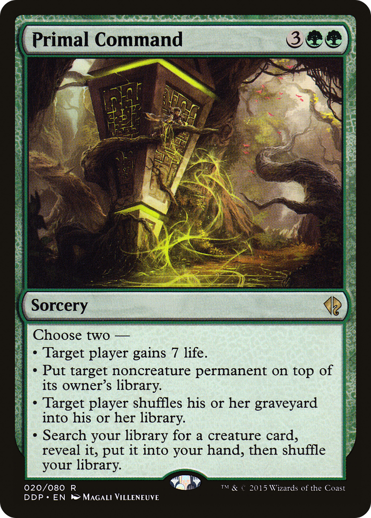 Primal Command (DDP-020) [Duel Decks: Zendikar vs. Eldrazi]