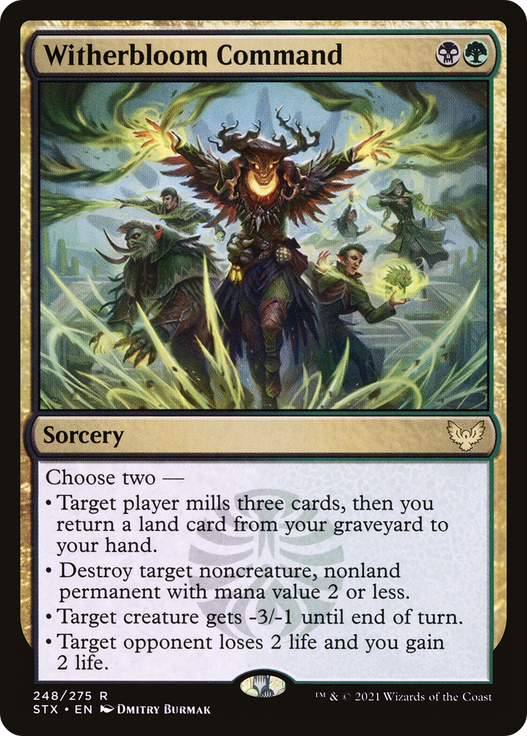 Witherbloom Command (STX-248) [Strixhaven: School of Mages] Foil