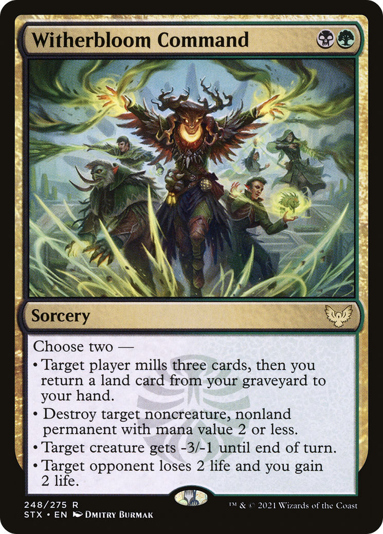Witherbloom Command (STX-248) [Strixhaven: School of Mages]