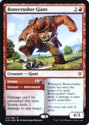 Bonecrusher Giant // Stomp (PRE-115S) [Throne of Eldraine Promos] Foil