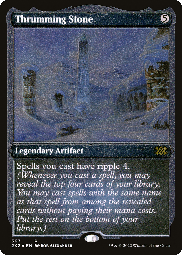 Thrumming Stone (Foil Etched) (2X2-567) [Double Masters 2022] Foil