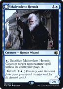 Malevolent Hermit (PRE-61S) [Innistrad: Midnight Hunt Promos] Foil