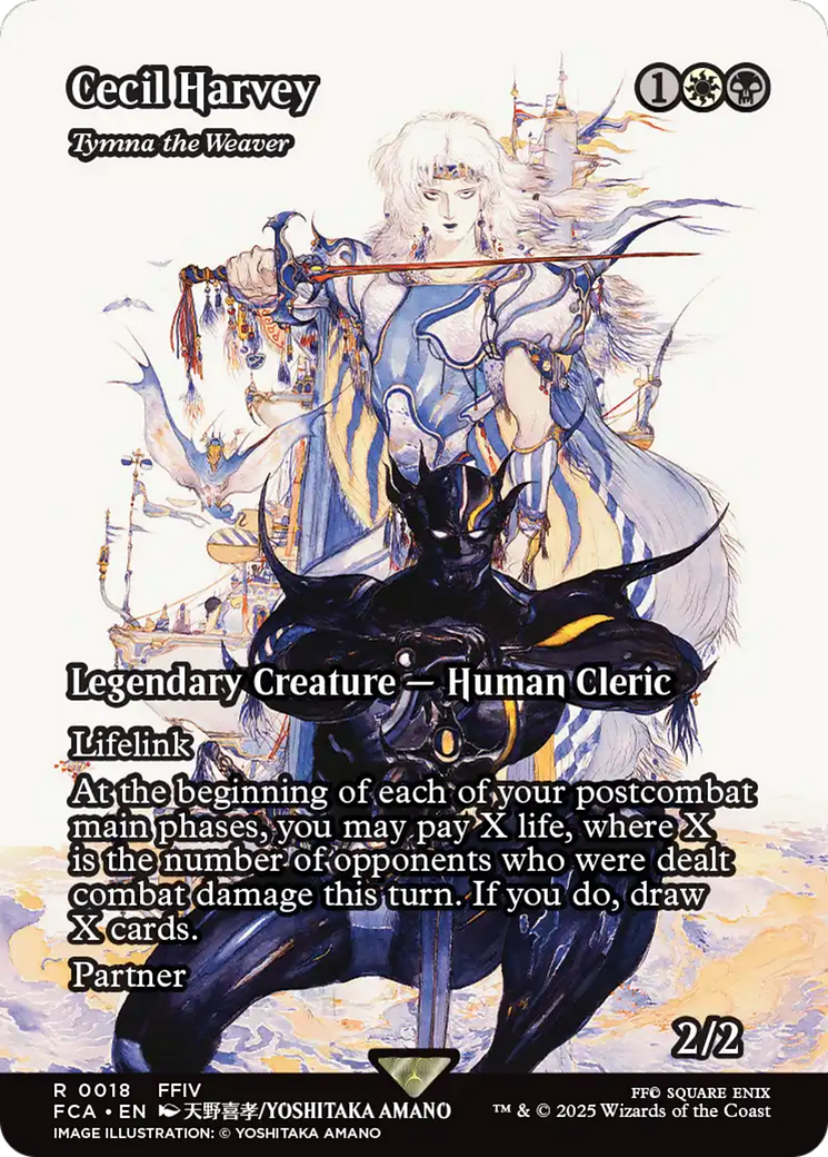 Cecil Harvey - Tymna the Weaver (Showcase) (FCA-018) [FINAL FANTASY: Through the Ages] / Cecil Harvey (Borderless) Foil