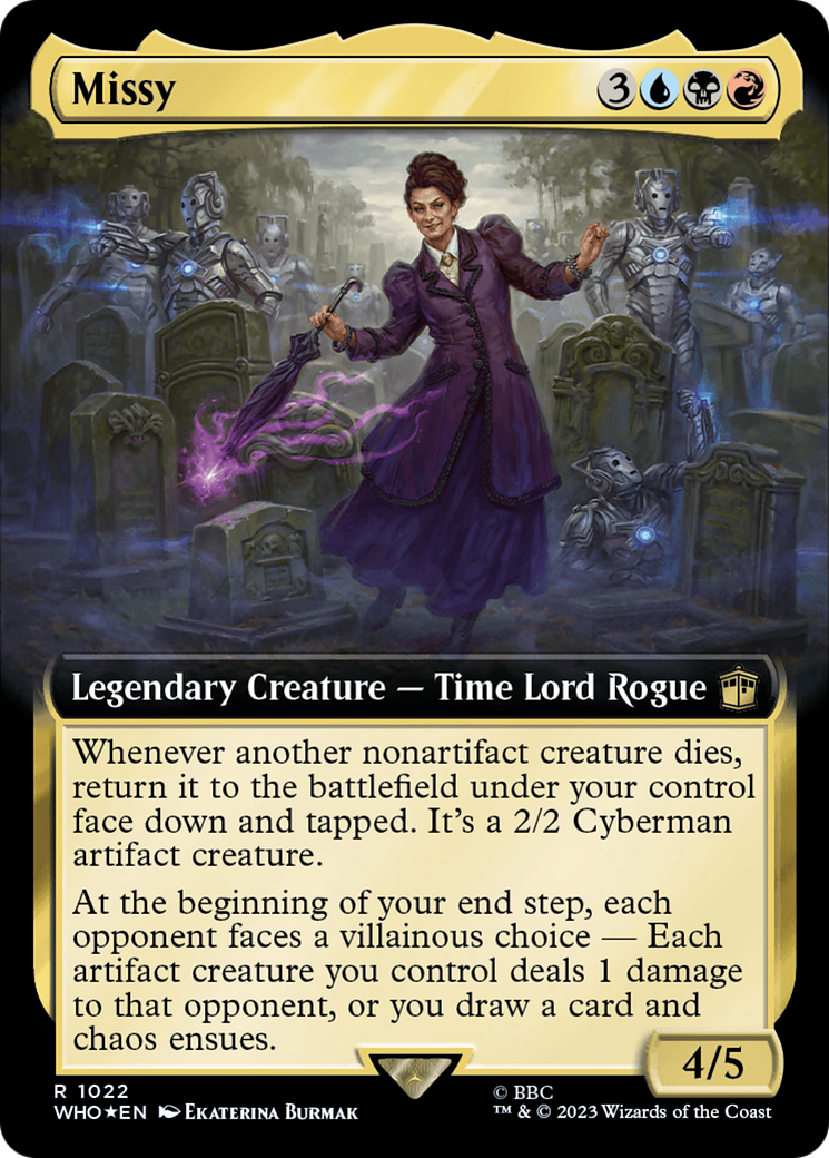 Missy (WHO-1022) [Doctor Who]: (Extended Art) Foil