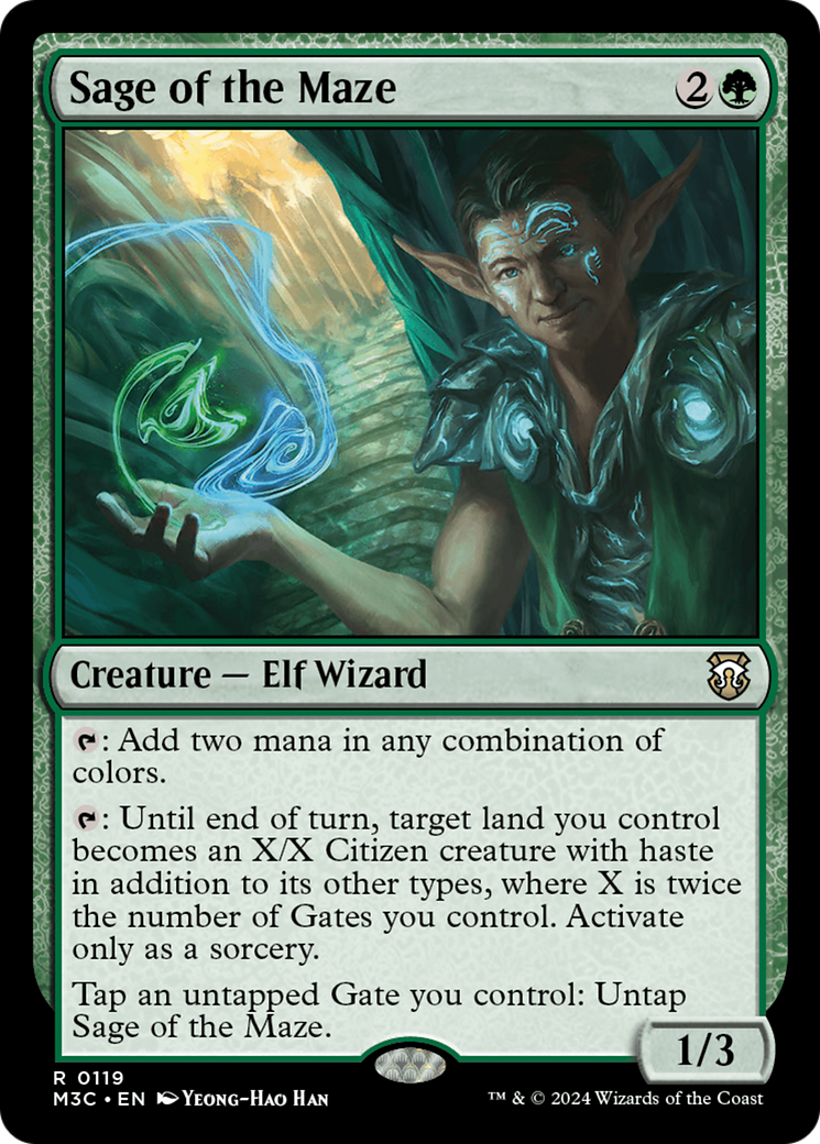 Sage of the Maze (M3C-119) [Modern Horizons 3 Commander]