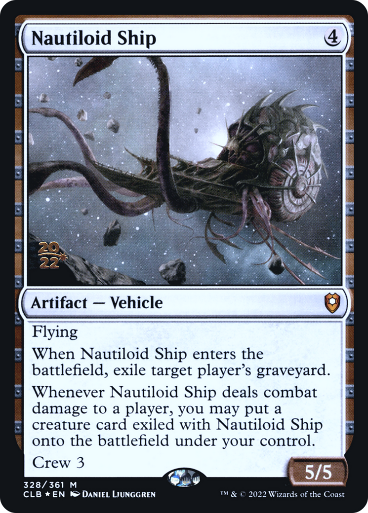 Nautiloid Ship (PRE-328) [Battle for Baldur's Gate Promos] Foil