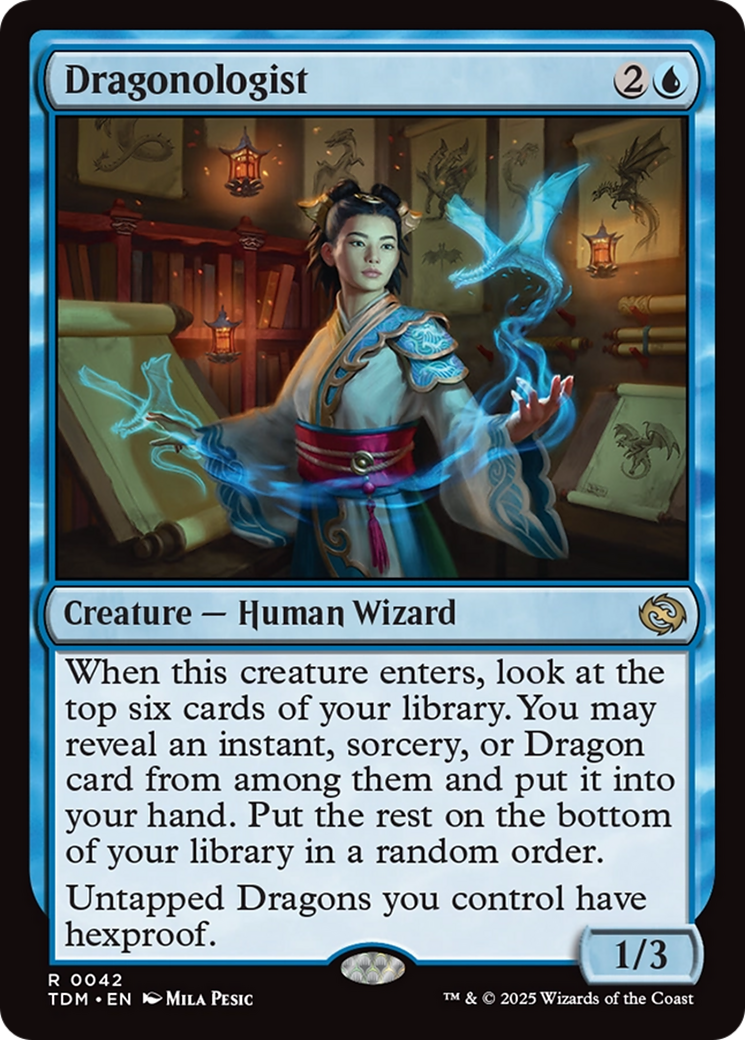 Dragonologist (TDM-042) [Tarkir: Dragonstorm] Foil