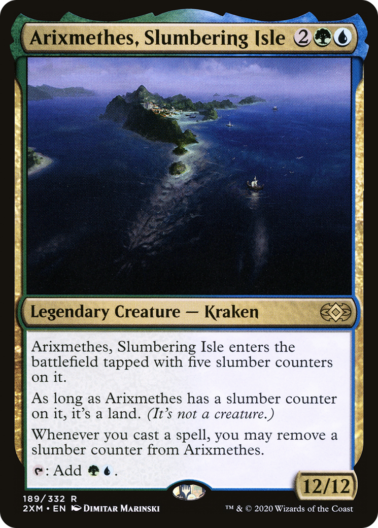 Arixmethes, Slumbering Isle (2XM-189) [Double Masters]