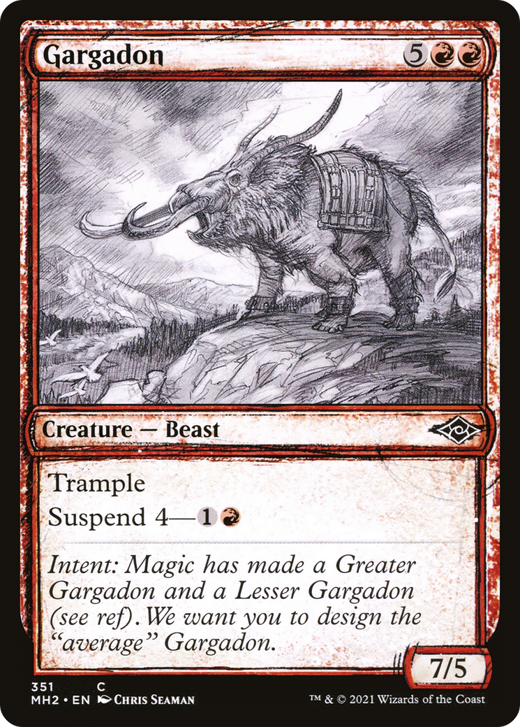 Gargadon (MH2-351) (Showcase) [Modern Horizons 2]