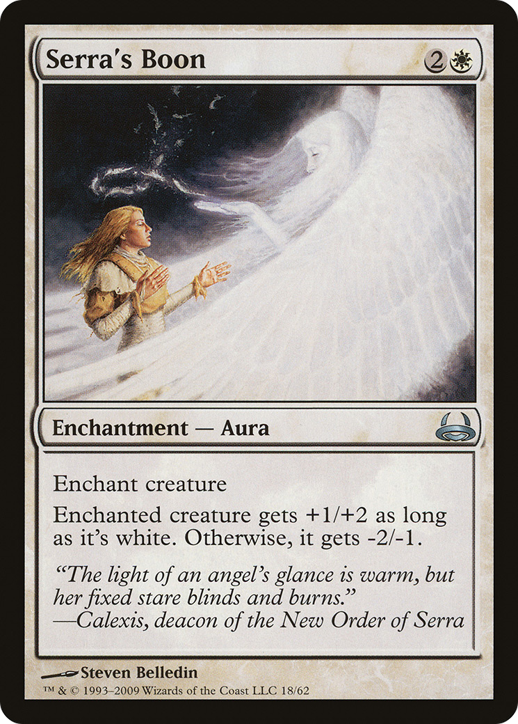 Serra's Boon (DDC-018) [Duel Decks: Divine vs. Demonic]