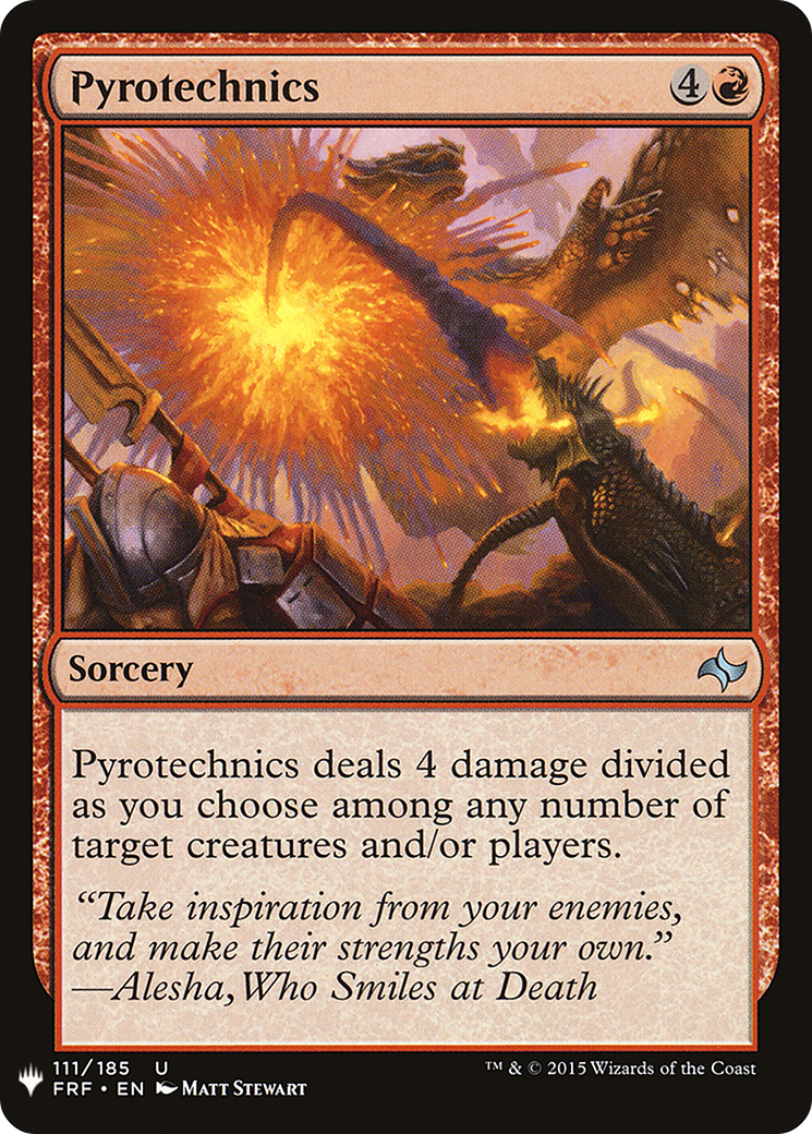 Pyrotechnics (LIST-FRF-111) [The List]