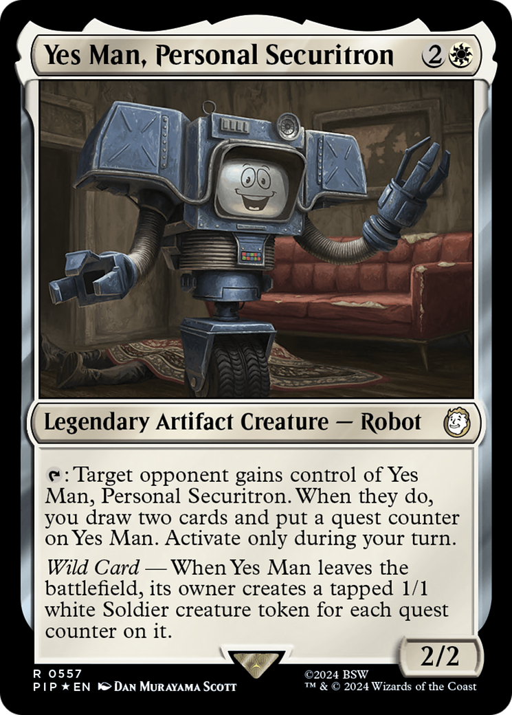 Yes Man, Personal Securitron (PIP-557) [Fallout] Foil