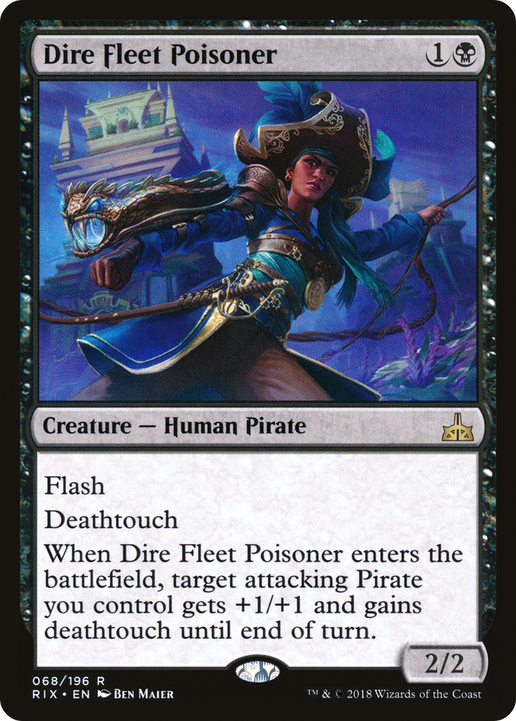 Dire Fleet Poisoner (RIX-068) [Rivals of Ixalan] Foil
