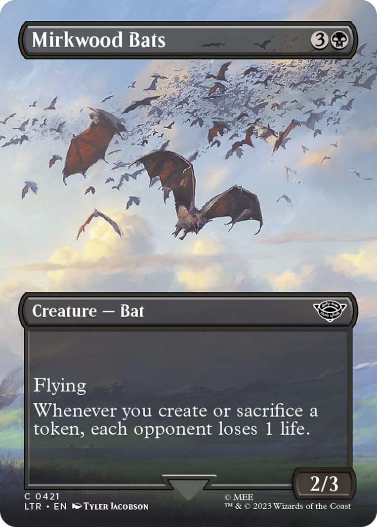 Mirkwood Bats (LTR-421) [The Lord of the Rings: Tales of Middle-earth] (Borderless) Foil