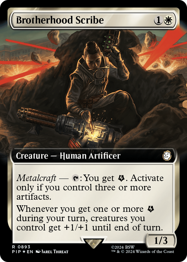 Brotherhood Scribe (PIP-893) [Fallout]: (Extended Art) Foil