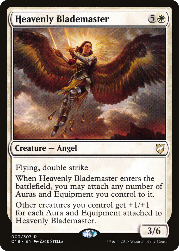 Heavenly Blademaster (C18-003) [Commander 2018]