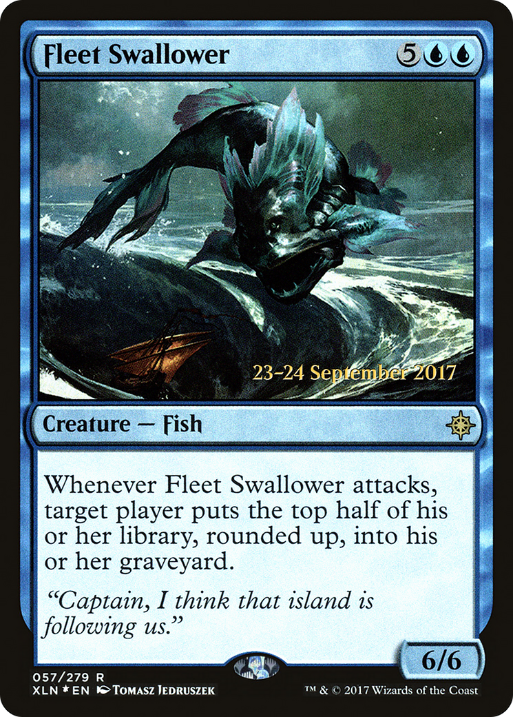 Fleet Swallower (PRE-57S) [Ixalan Promos] Foil