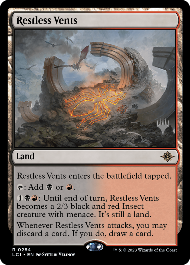 Restless Vents (PPLCI-284P) [The Lost Caverns of Ixalan Promos] Foil