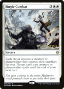 Single Combat (PRE-30S) [War of the Spark Promos] Foil