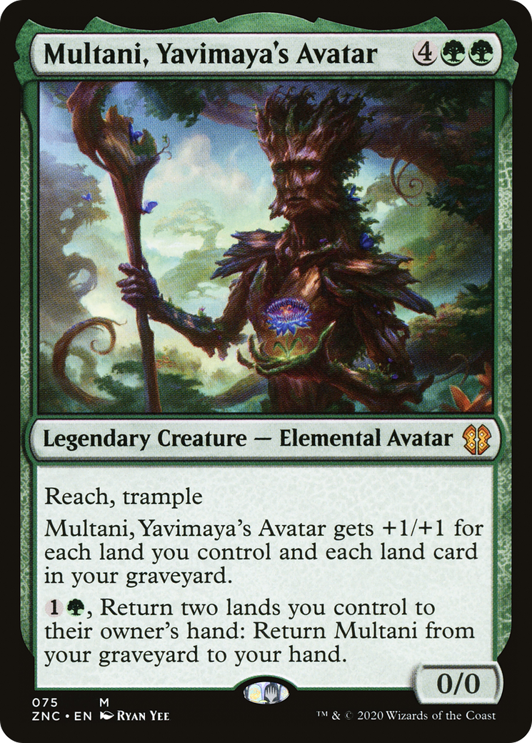 Multani, Yavimaya's Avatar (ZNC-075) [Zendikar Rising Commander]