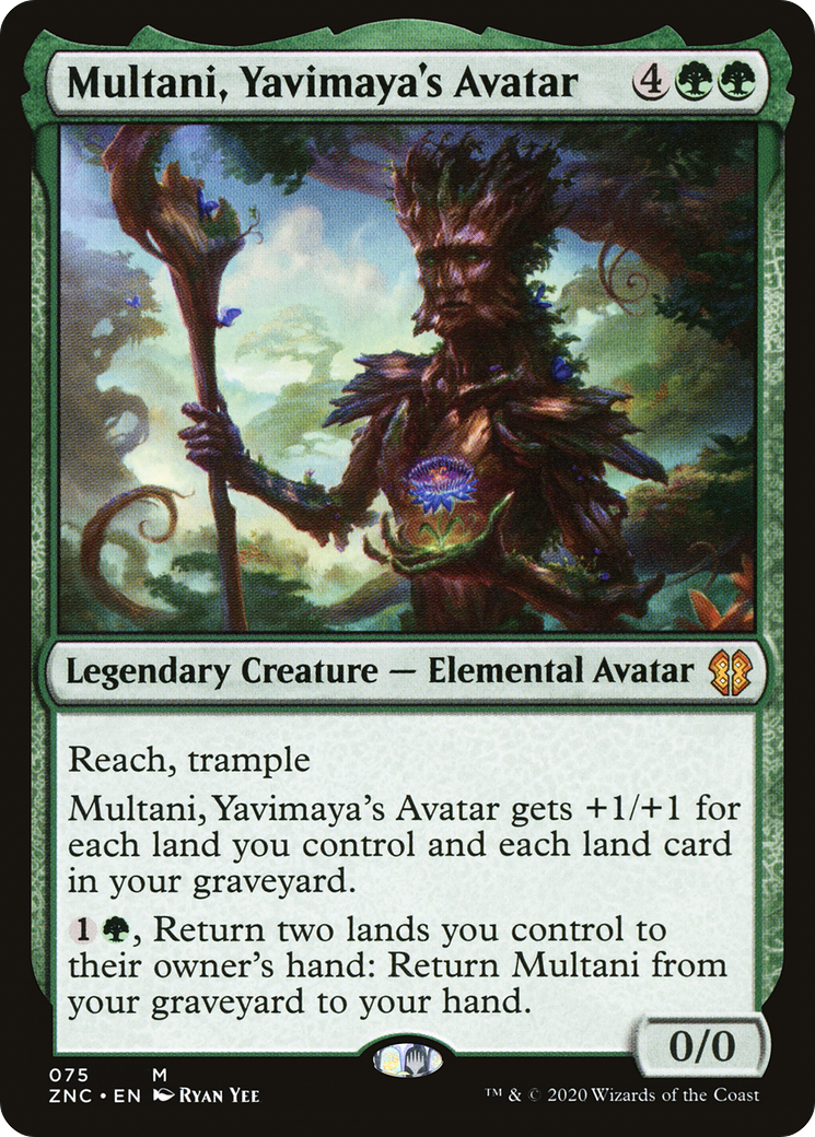 Multani, Yavimaya's Avatar (ZNC-075) [Zendikar Rising Commander]