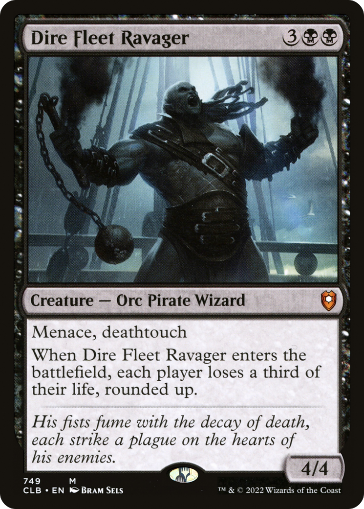 Dire Fleet Ravager (CLB-749) [Commander Legends: Battle for Baldur's Gate]