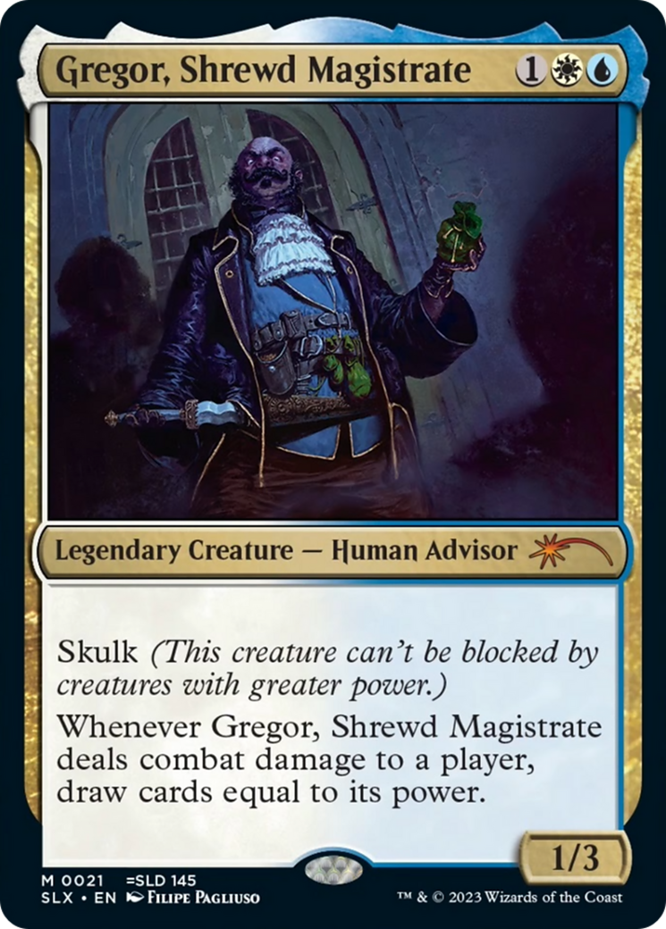 Gregor, Shrewd Magistrate (SLX-021) [Universes Within]
