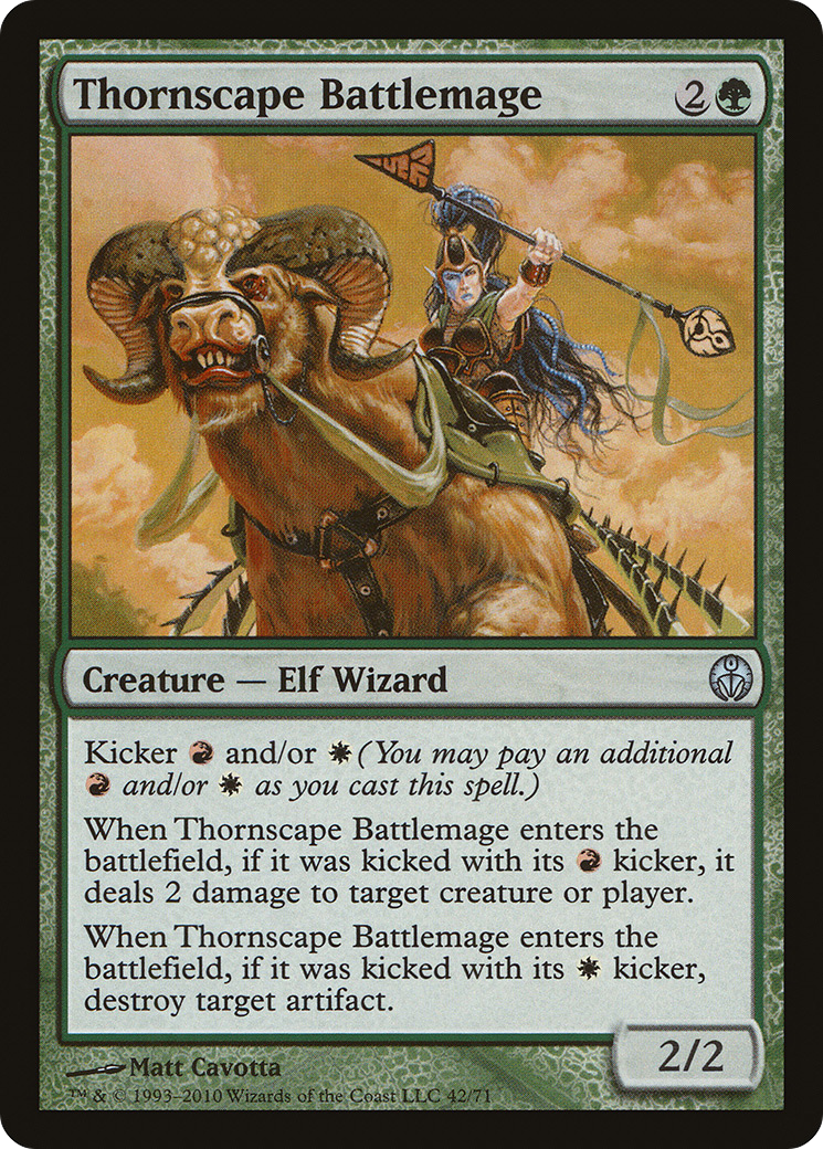 Thornscape Battlemage (DDE-042) [Duel Decks: Phyrexia vs. the Coalition]