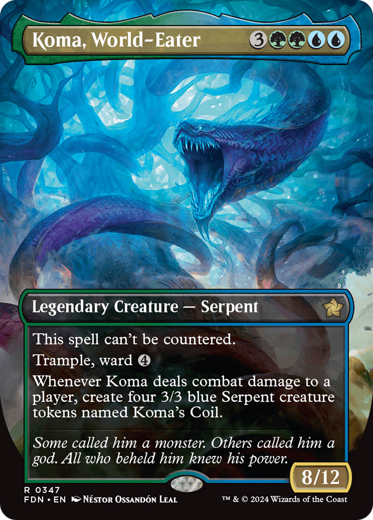 Koma, World-Eater (FDN-347) [Foundations] (Borderless)