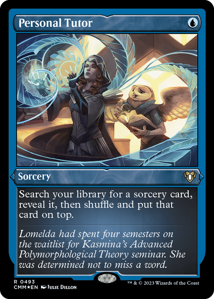 Personal Tutor (CMM-493) [Commander Masters] Etched Foil