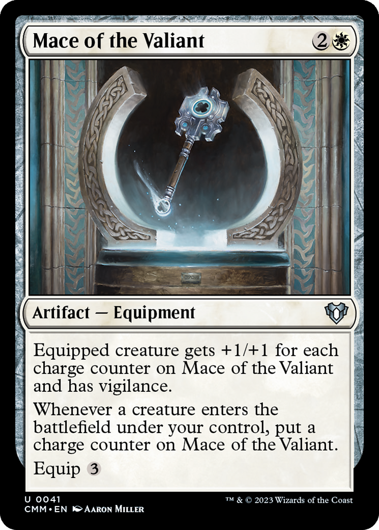 Mace of the Valiant (CMM-041) [Commander Masters] Foil